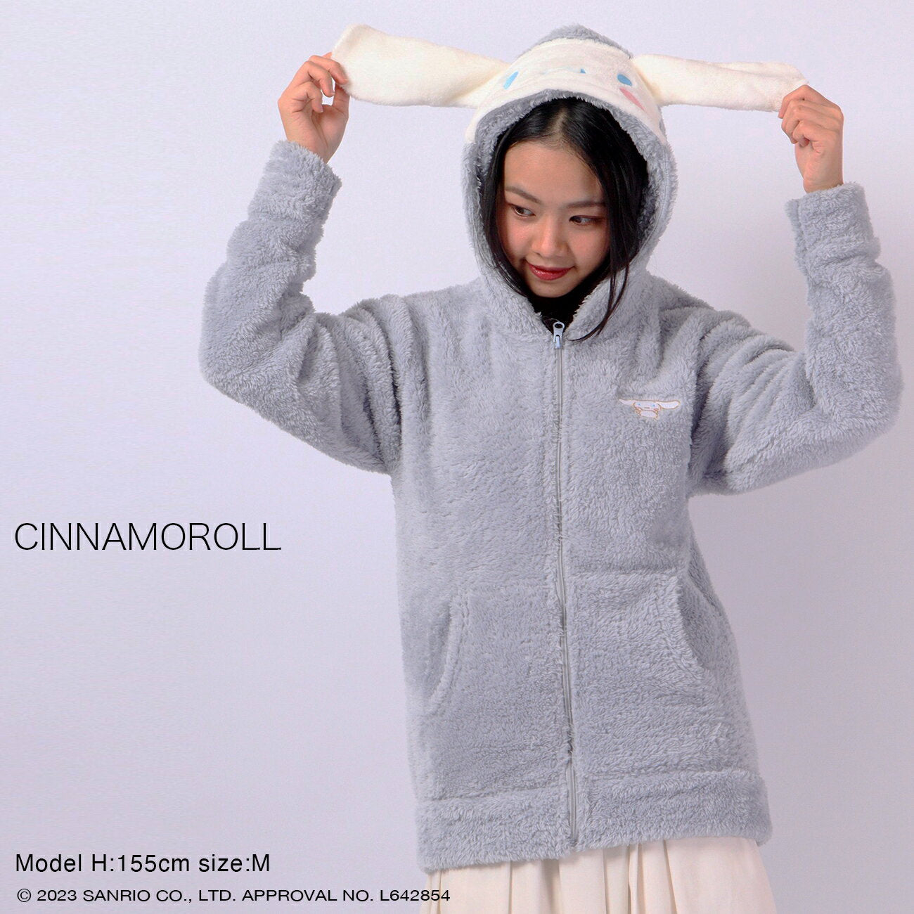 Cinnamoroll Hoodie Boa Role Cosplay Embroidery M L LL Sanrio Characters