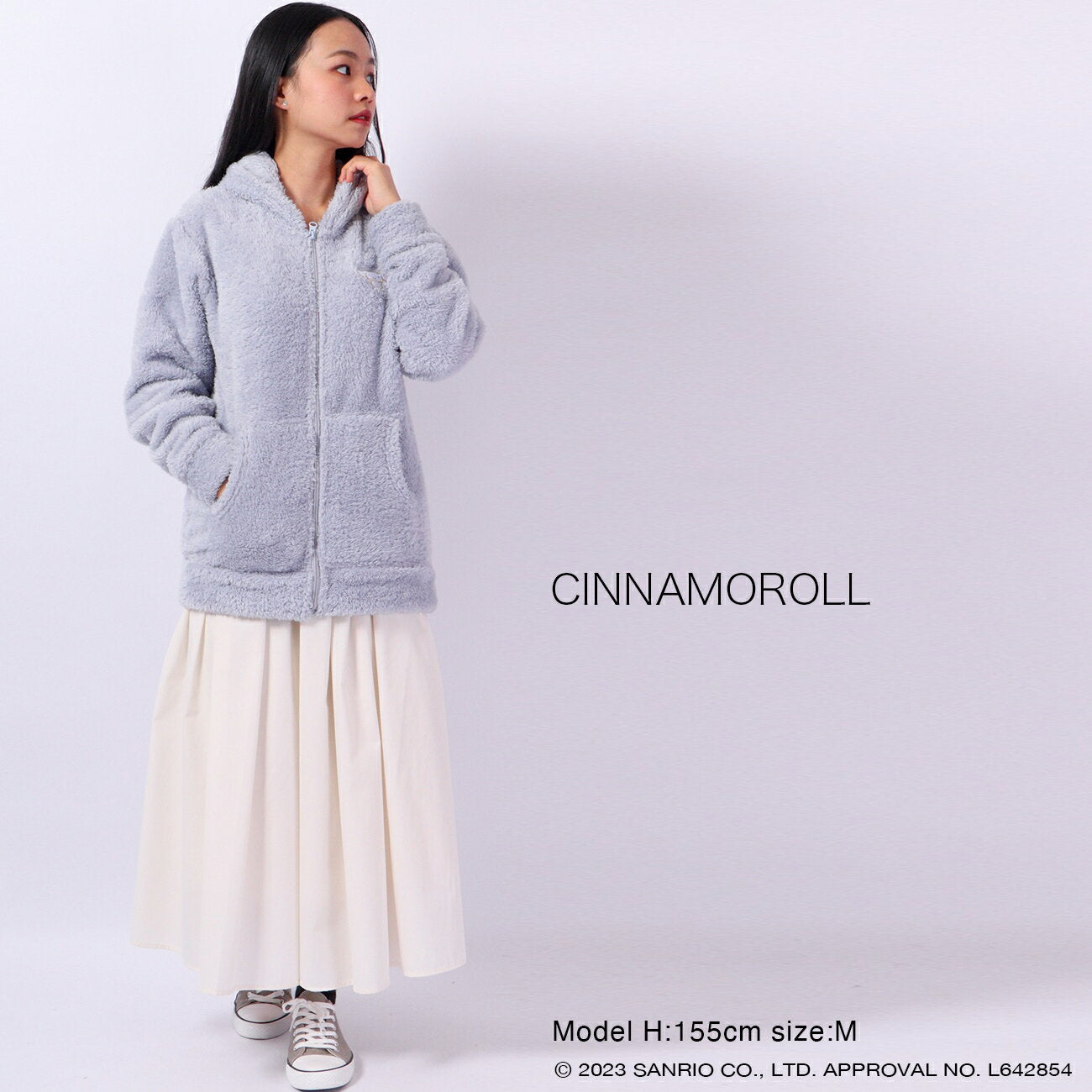 Cinnamoroll Hoodie Boa Role Cosplay Embroidery M L LL Sanrio Characters