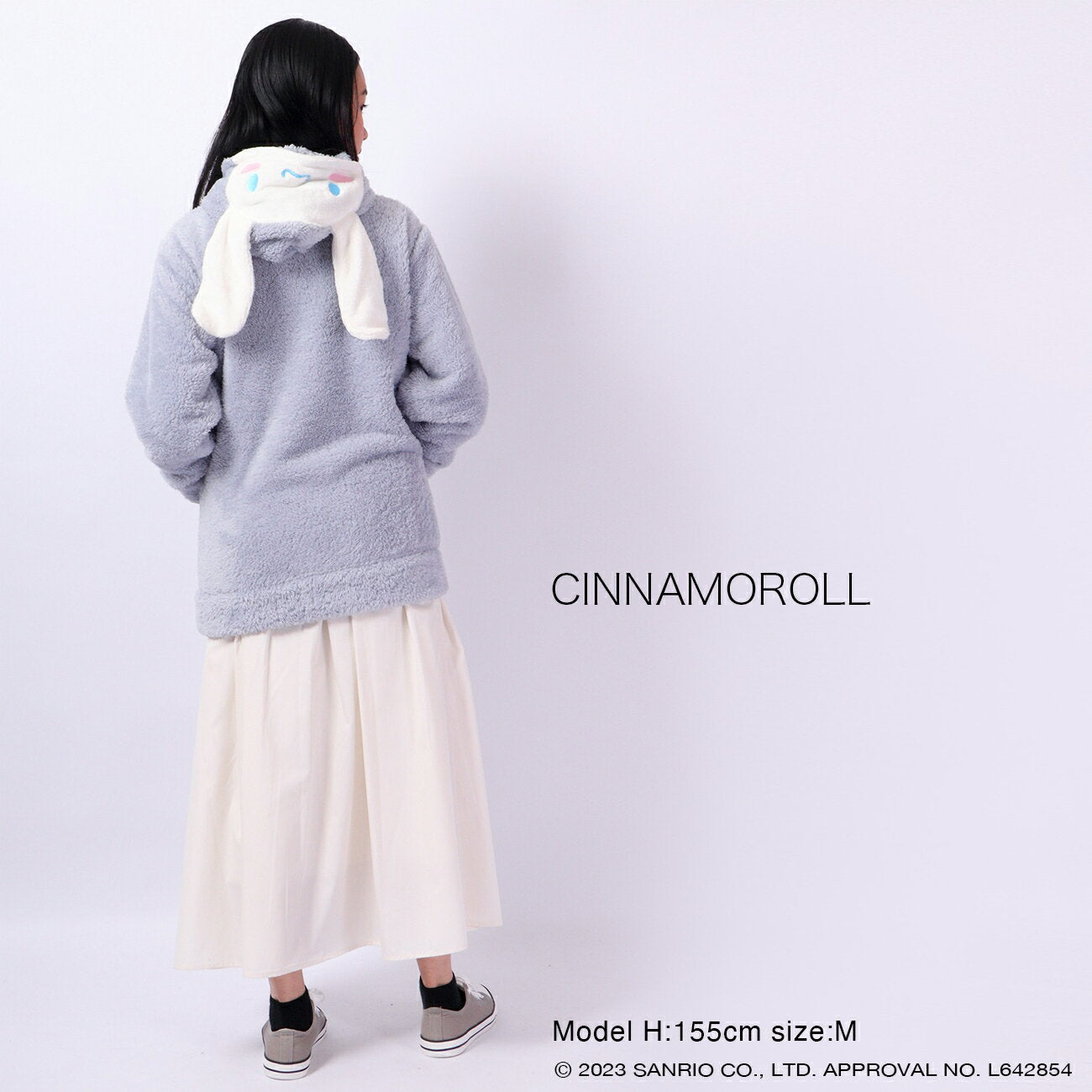 Cinnamoroll Hoodie Boa Role Cosplay Embroidery M L LL Sanrio Characters