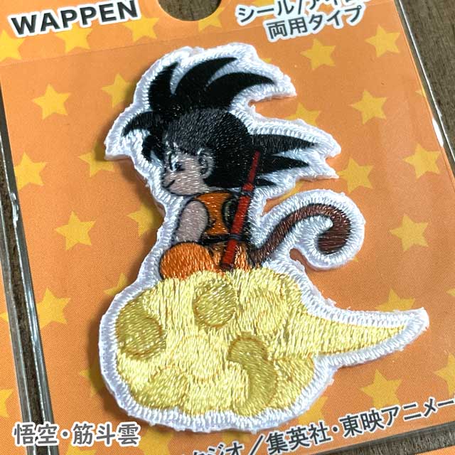 [Enter to get 19x points] Dragon Ball Stickers and Iron Adhesive Patch Goku/Goku/Kitoun/Krillin/Game Sennin/Karin-sama [DRAGON BALL/Entry to kindergarten/School/Applique] DBA001/DBA002/DBA003/DBA004/DBA005