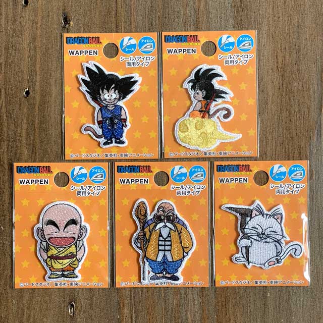 [Entra para obtener 19x puntos] Pegatinas de Dragon Ball y parche adhesivo de hierro Goku/Goku/Kitoun/Krillin/Game Sennin/Karin-sama [DRAGON BALL/Entrada al jardín de infantes/Escuela/Apliques] DBA001/DBA002/DBA003/DBA004/DBA005