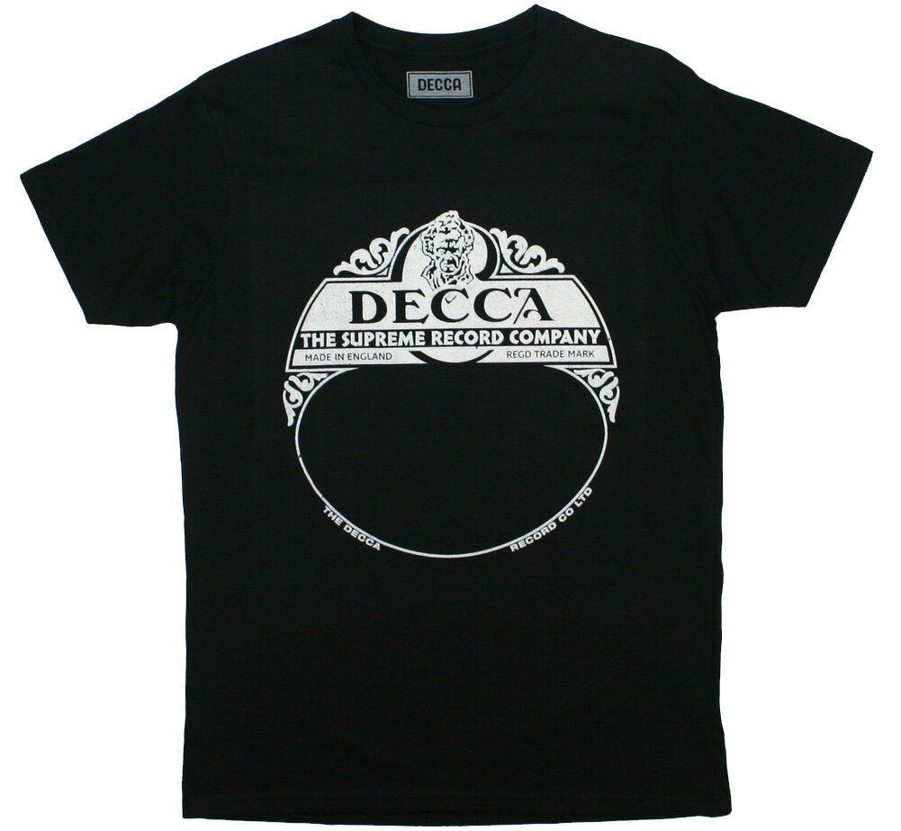 Camiseta Decca Records / Supreme Label (negra) - Camiseta Decca Record