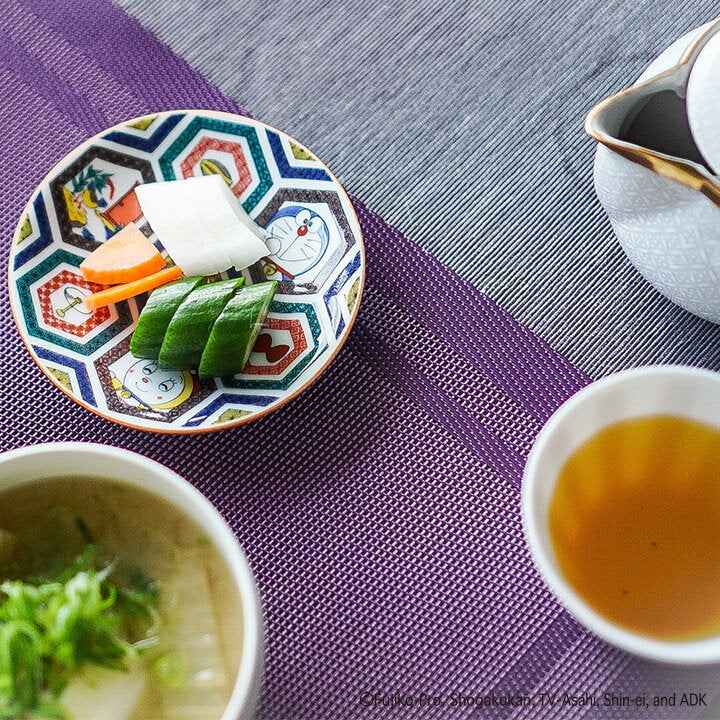 Platos pequeños Doraemon de cerámica Kutani con 5 diseños para elegir <japanese tableware small plates side dishes popular gifts presents retirement celebrations etc.></japanese>