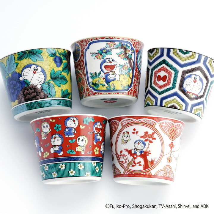 Kutani ware Doraemon Soba Choco Choose from 5 patterns <Japanese tableware Soba Chocolate Soba Cup Small Bowl Dessert Cup Salad Cup Popular Gift Present Retirement Gift/Celebration Gift>