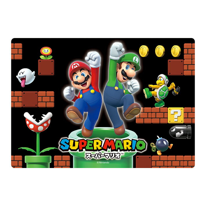 Super Mario Underlay B5 4902778309513 New school stationery [M delivery 1/20]