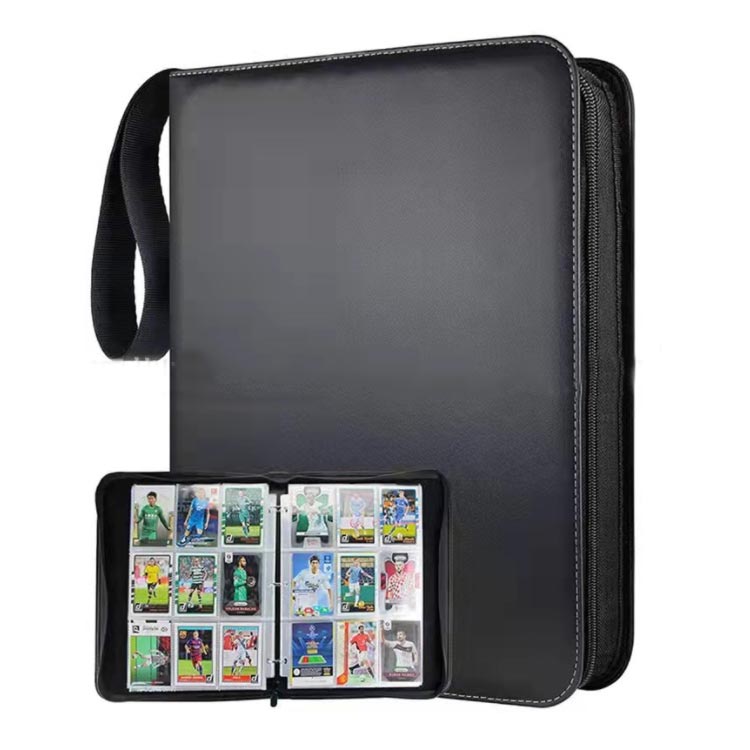 Waterproof card file, can store 900 sheets, trading card file, water repellent, organized, portable, case, holder, PU, card sheet file, waterproof, large capacity, trading card, storage, collection card, star