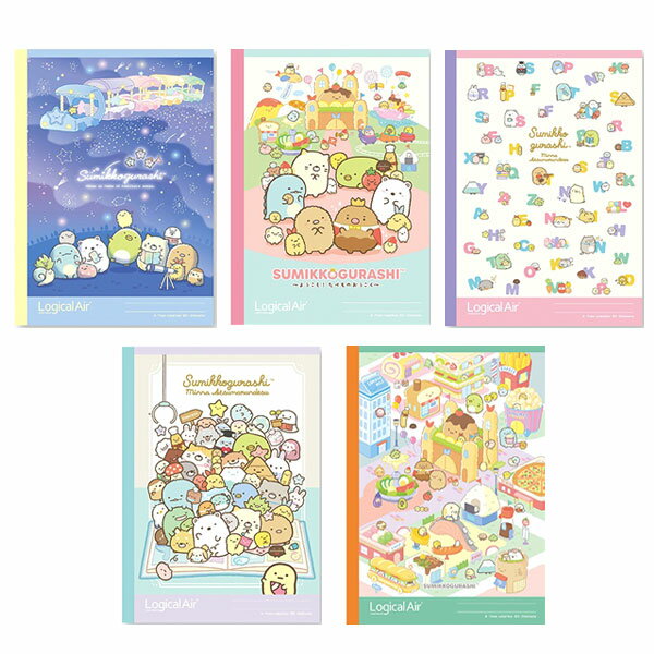 Sumikko Gurashi B5 Notebook { Stationery Character SanX Gift Birthday Children's Club Facilities }[Children's Club Nursery School Kindergarten Prize Events Festival Present Popular] [Color and pattern cannot be specified] [Not available for defects]