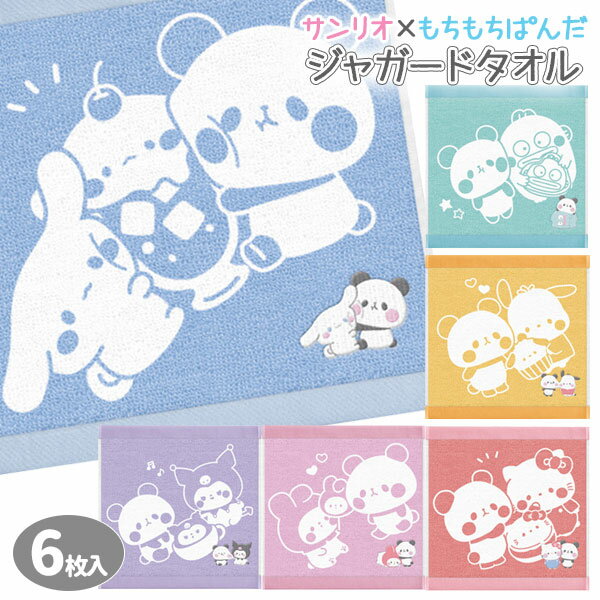 Sanrio x Mochimochi Panda Jacquard Wash Towel {Miscellaneous Goods Character}{Gifts Birthday}{Children's Club Facilities}[Children's Club Nursery School Kindergarten Prize Events Festival Present Popular][No color or pattern specified