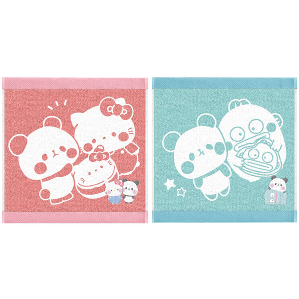 Sanrio x Mochimochi Panda Jacquard Wash Towel {Miscellaneous Goods Character}{Gifts Birthday}{Children's Club Facilities}[Children's Club Nursery School Kindergarten Prize Events Festival Present Popular][No color or pattern specified