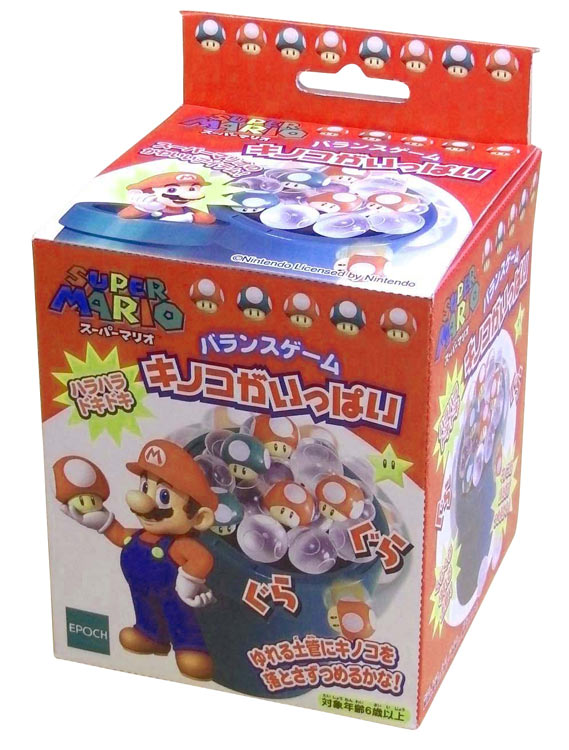 Juego de equilibrio Super Mario lleno de hongos EPT-76883 Regalo de cumpleaños para niños, niñas y niños