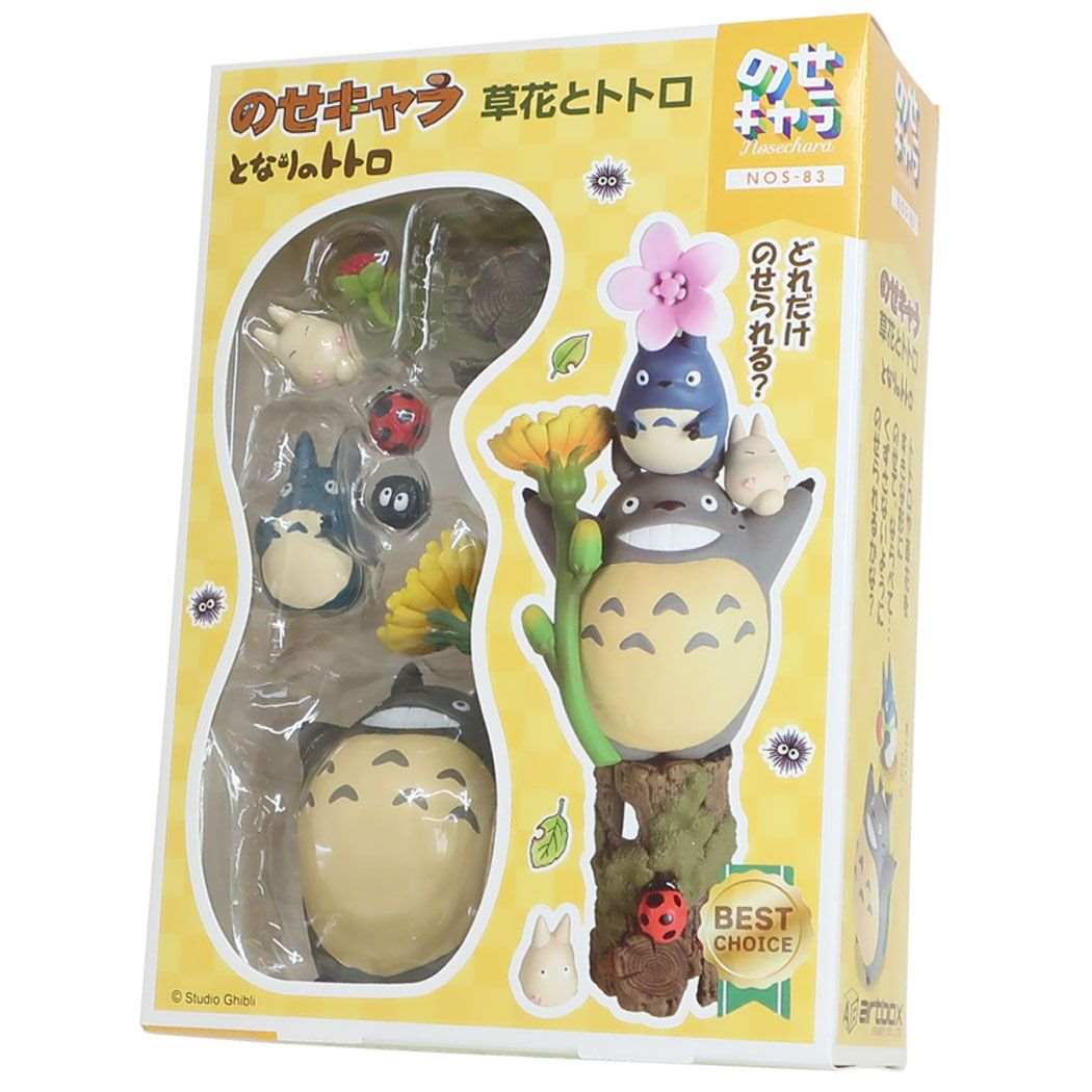 My Neighbor Totoro Toys - Flowers and Totoro NOS-83 Studio Ghibli Ensky Present Character Goods Cinema Collection White Day