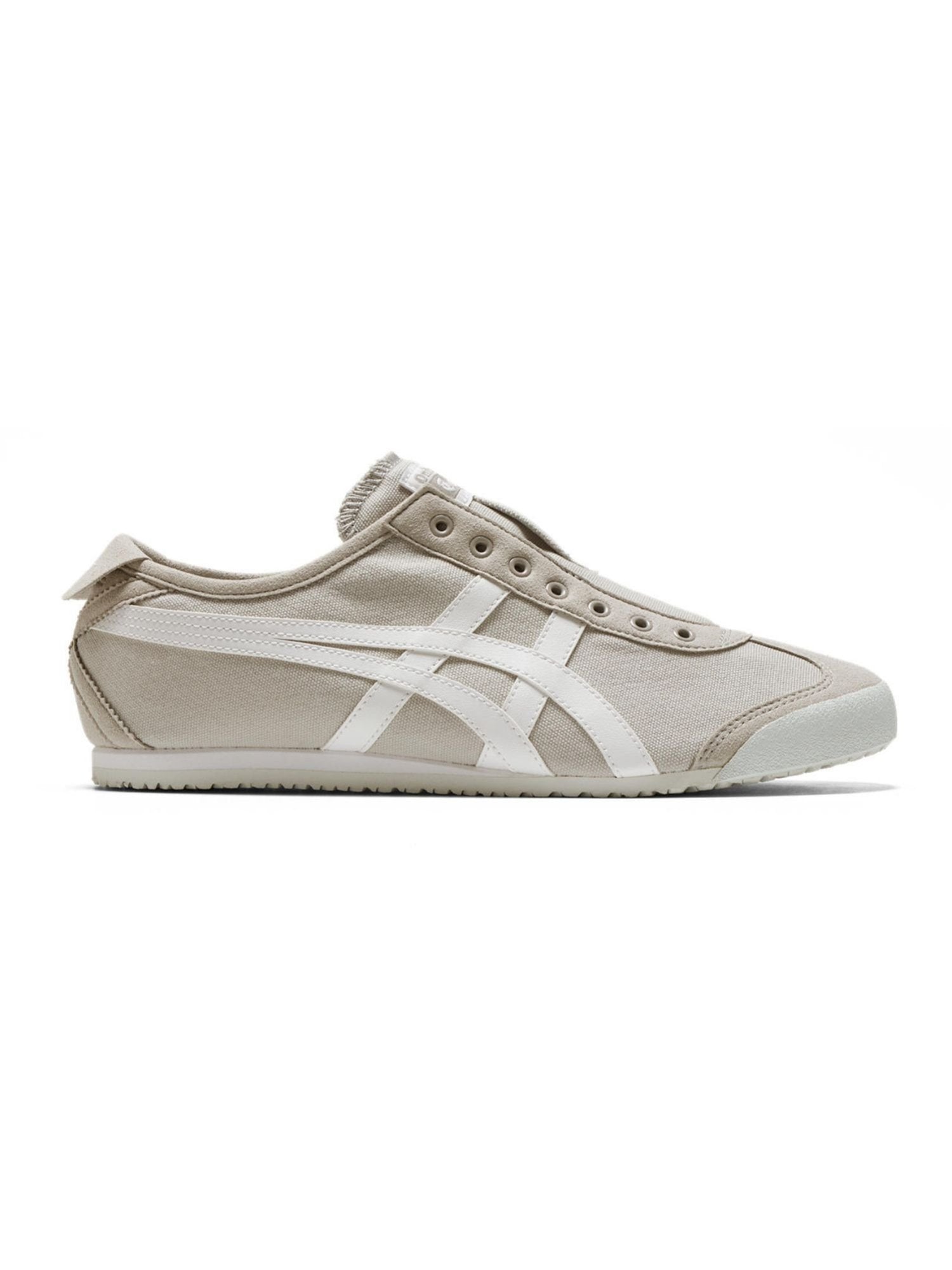 Onitsuka Tiger [Tienda Oficial] MEXICO 66 SLIP-ON Onitsuka Tiger Zapatillas y Zapatos Zapatillas Deportivas Blanco Azul Marino Gris [Envío Gratis]