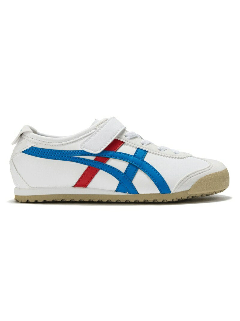 Onitsuka Tiger (K) [Official Shop] MEXICO 66 KIDS Onitsuka Tiger Shoes and Shoes Sneakers White Navy Beige Yellow [Free Shipping]