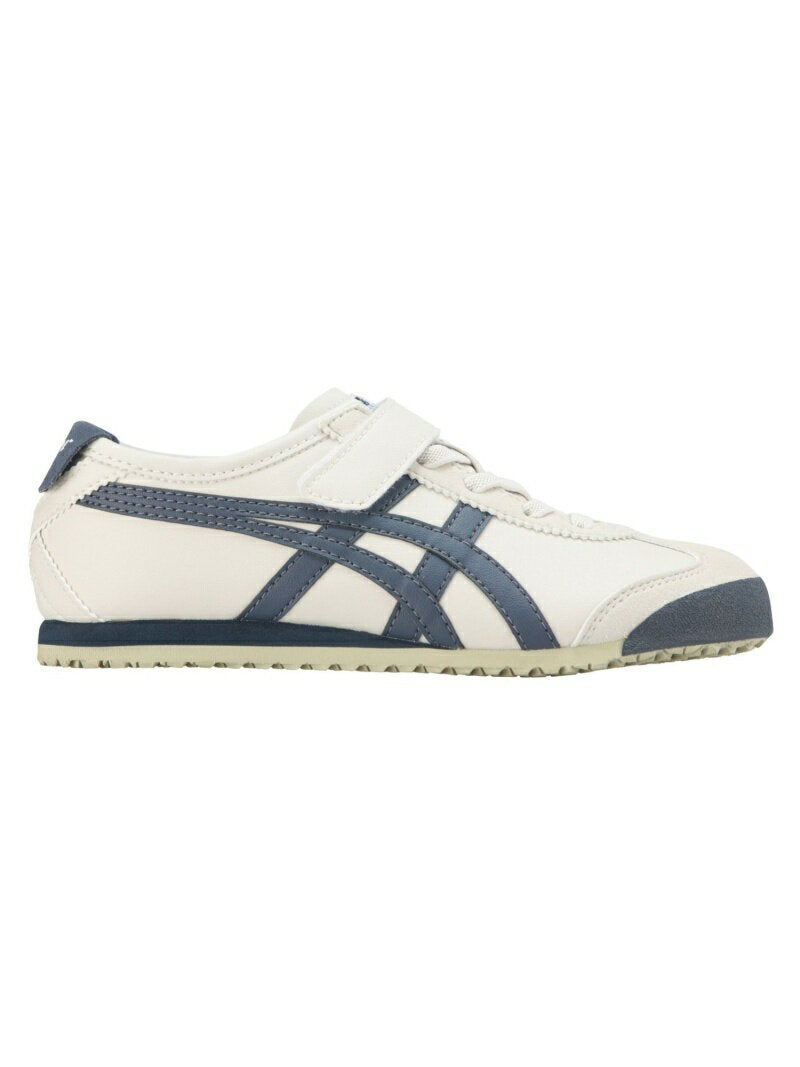 Onitsuka Tiger (K) [Official Shop] MEXICO 66 KIDS Onitsuka Tiger Shoes and Shoes Sneakers White Navy Beige Yellow [Free Shipping]