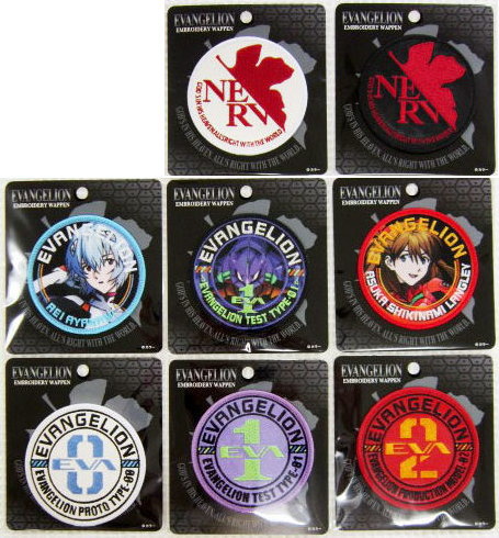 ★<Evangelion> Iron patch applique/Nerv/Ayanami Rei/Asuka Langley/Unit No. 0/Unit No. 2