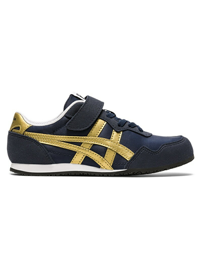 [Official Shop] SERRANO KIDS Onitsuka Tiger Shoes and Shoes Sneakers Navy White [Free Shipping] [Rakuten Fashion]