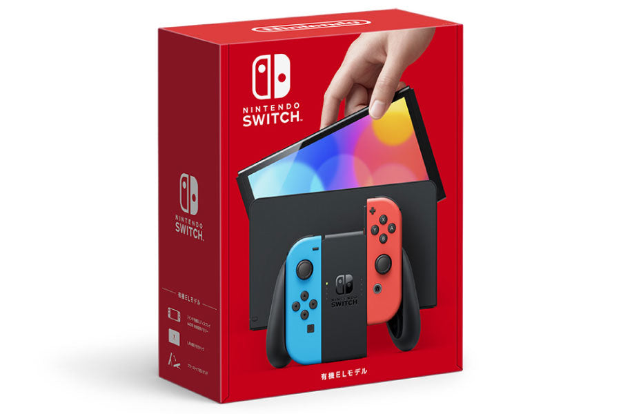 [New] Nintendo Switch OLED model Joy-Con (L) Neon Blue/(R) Neon Red HEG-S-KABAA 4902370548501