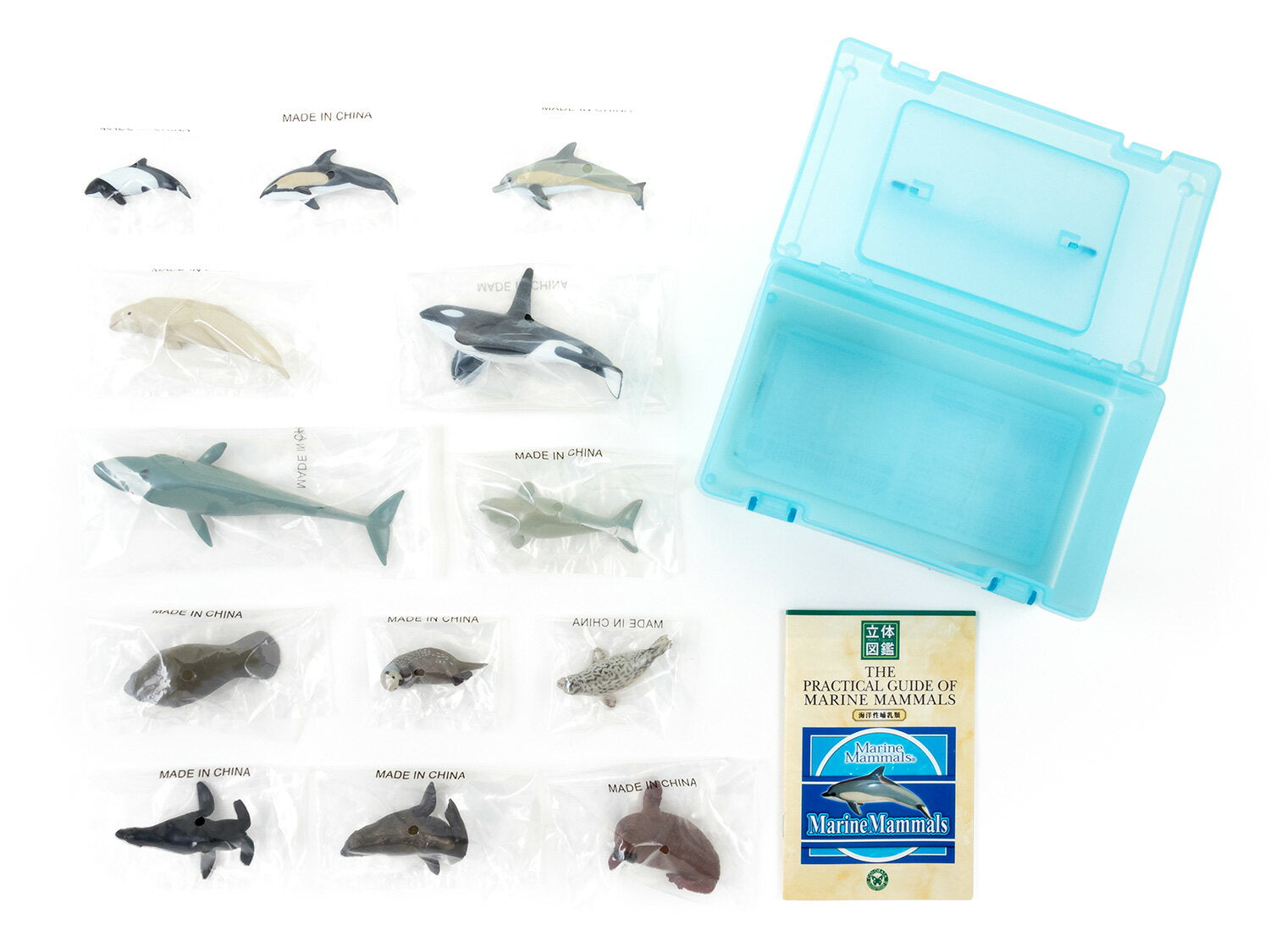 Animals Real Figures, 3D Encyclopedia, Marine Mamal Box, 13 Types, 13 Pieces, with an explanation of living things | Objects, Terrarium, Photography, Geocolle, Candy Toys, Realistic Props, Children, Children, Birthday, Real, Three-dimensional, �