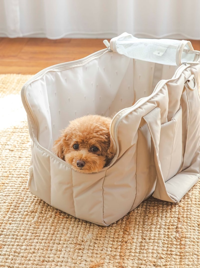 [CAT&DOG] [Only available for sale] Quilted carry bag GELATO PIQUE CAT&DOG Gelato Pique Pet supplies Other pet supplies White Pink Blue [Free shipping] [Rakuten Fashion]