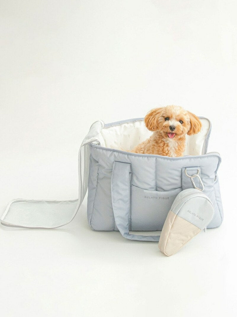 [CAT&DOG] [Only available for sale] Quilted carry bag GELATO PIQUE CAT&DOG Gelato Pique Pet supplies Other pet supplies White Pink Blue [Free shipping] [Rakuten Fashion]