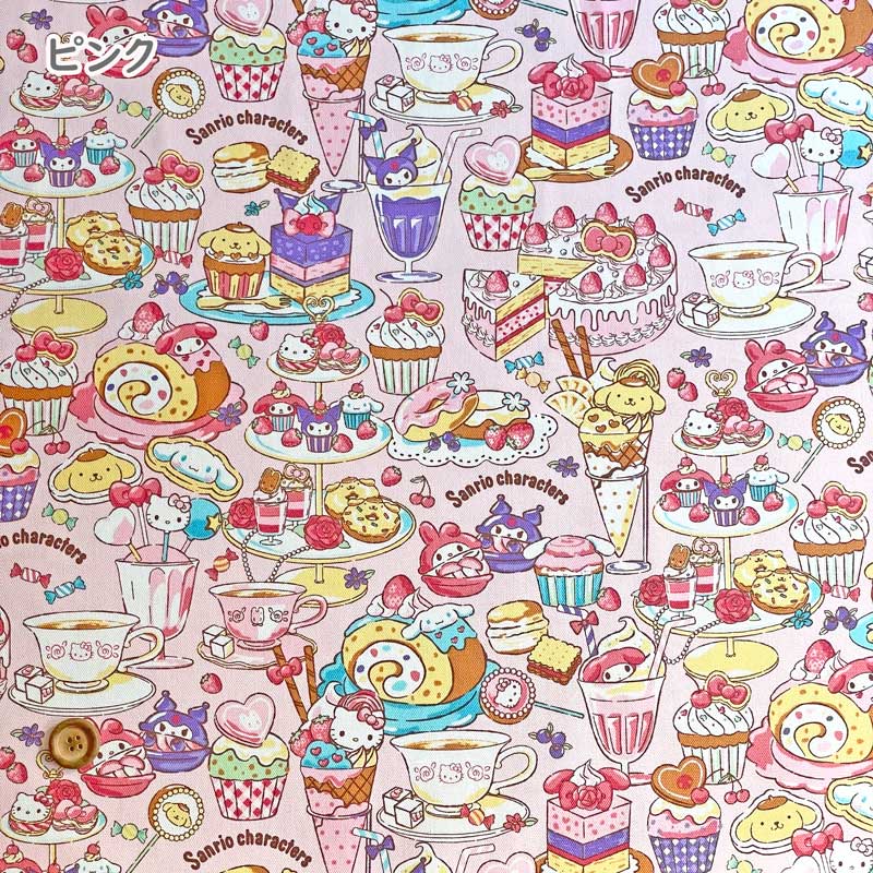 [Enter to get 19 points] Sanrio Character Cake Pattern Ox Pink/Cream (Sanrio Characters, handmade, for kindergarten and school entrance and school) G-8968