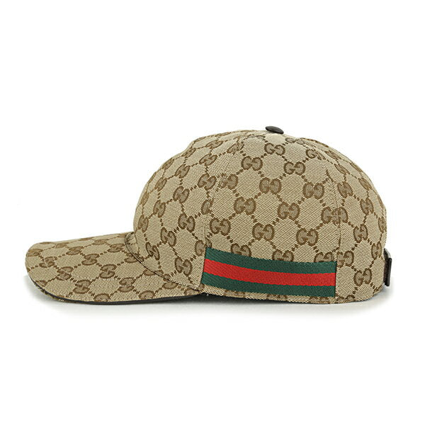 [5x points from 20:00 to 5/5 on 3/4 ★Additional 3,000 yen off Super SALE coupon eligible] Gucci Cap GUCCI GG Canvas 200035 KQWBG 9791 Unisex