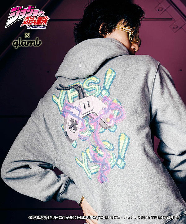 glamb x JoJo's Bizarre Adventure Part 3 Glamb Joseph Joester Hoodie gb0224-jj12 Joseph Joester Hoodie Men's Hoodie Collaboration Free Shipping Cannot be canceled