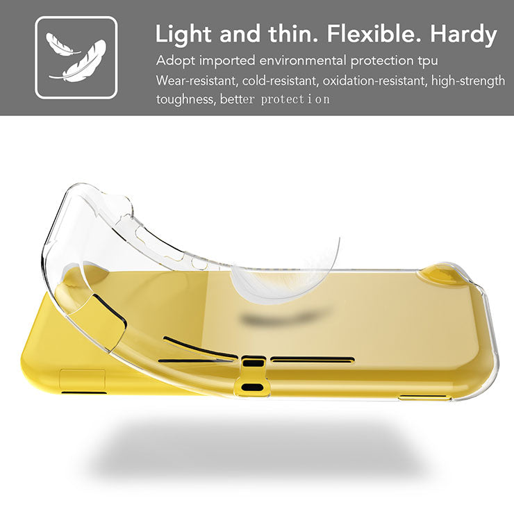 [Limited quantity!] 50% OFF coupon + 10x points】Nintendo Switch Lite Soft case cover TPU clear case transparent plain simple shockproof clear case