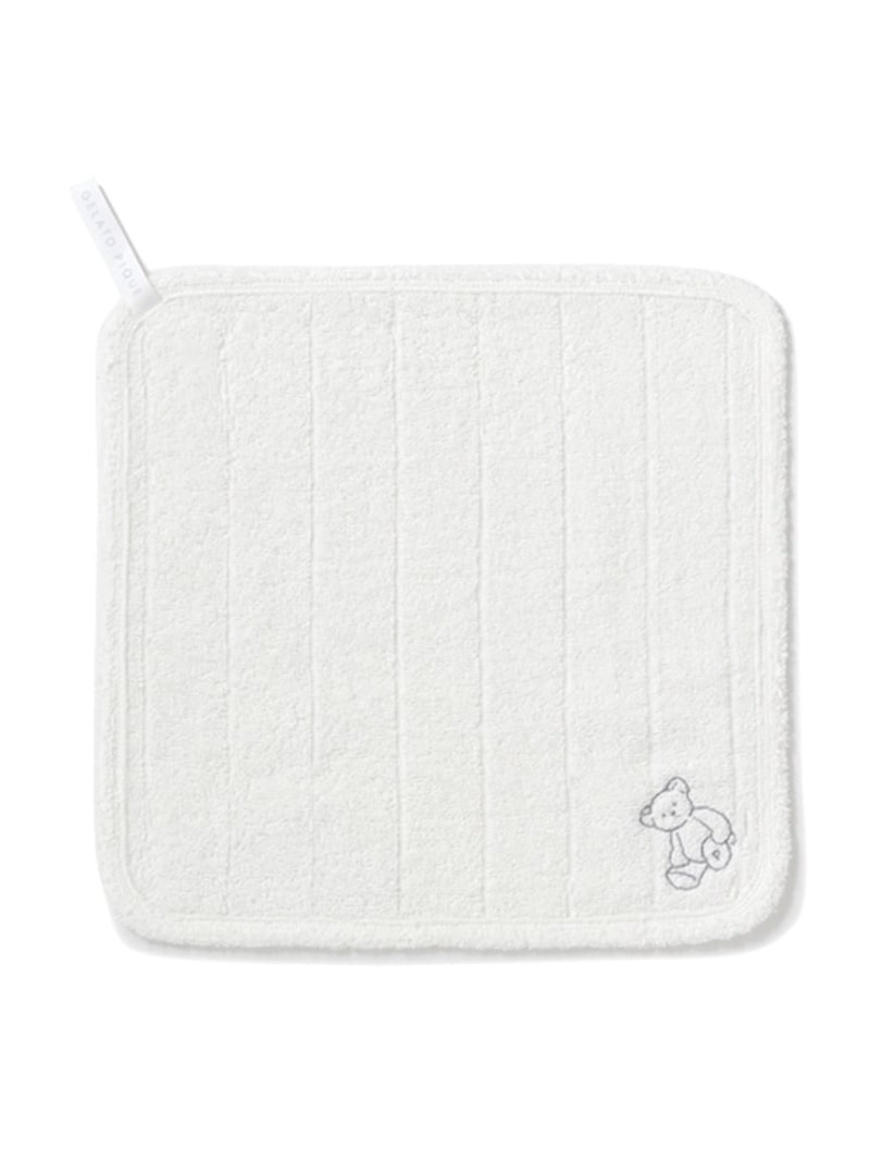 [BABY] Hand towel with loop gelato pique maternity wear and baby products Other baby goods White [Rakuten Fashion]