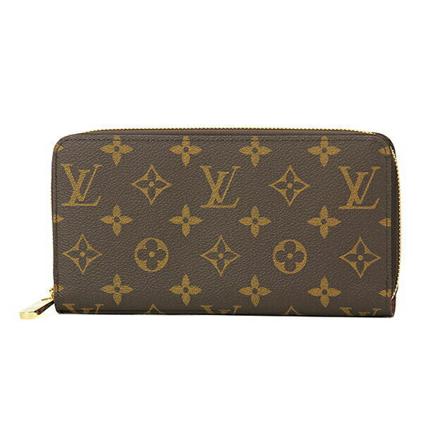 [Aplicable a cupones de hasta 5000 yenes de descuento] Cartera larga Louis Vuitton (cremallera redonda) Cartera Louis Vuitton Monogram Zippy M42616-Unisex Marrón