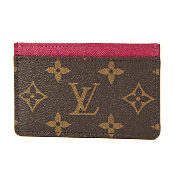 [Applicable to coupons for up to 5,000 yen off] Louis Vuitton Pass Case (Pass Case) Louis Vuitton Monogram Porto Cult Saample M60703 Women's Brown