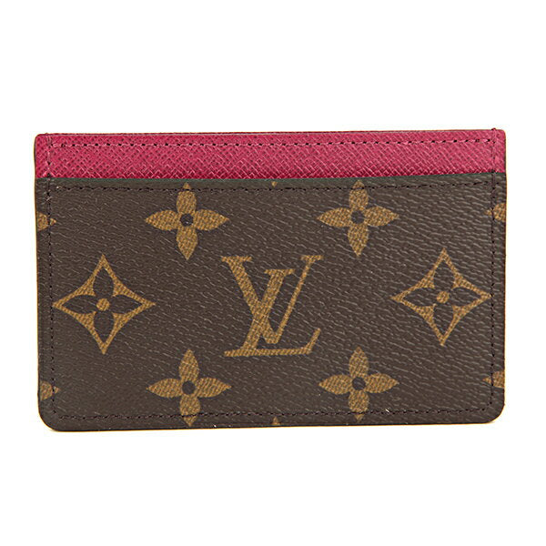 [Applicable to coupons for up to 5,000 yen off] Louis Vuitton Pass Case (Pass Case) Louis Vuitton Monogram Porto Cult Saample M60703 Women's Brown