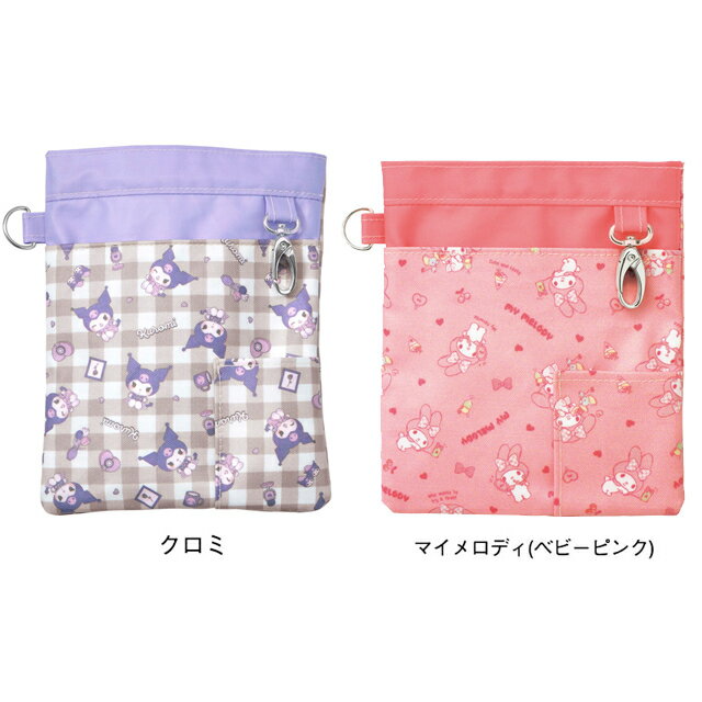 5x points on all items 3/10 0:00-23:59 ■[Sanrio] Soft Pen Case with Seal Pocket Kitty-chan My Melo Character Nursing Care Worker Nurse Goods Nurse Pouch Nurse Pen Case Organizer Navigator