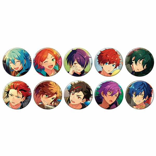 [Limited sale] Ensemble Stars! ! SHUFFLE Collection Can Badge [Puffy☆Bunny & Dance Club] -Casual Side- 10-piece Box [Ensky] 《Released and in stock》