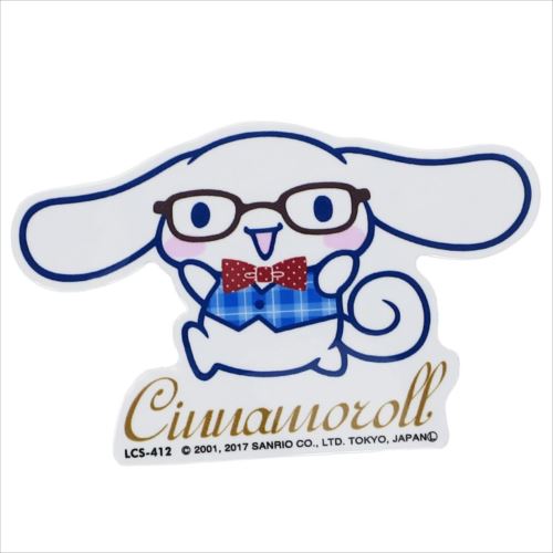 Vinyl Sticker LCS-412 Cinnamoroll Sticker Sanrio General Sticker DECO Sticker Teens Junior Cute Goods Mail-order Marshmallow Pop