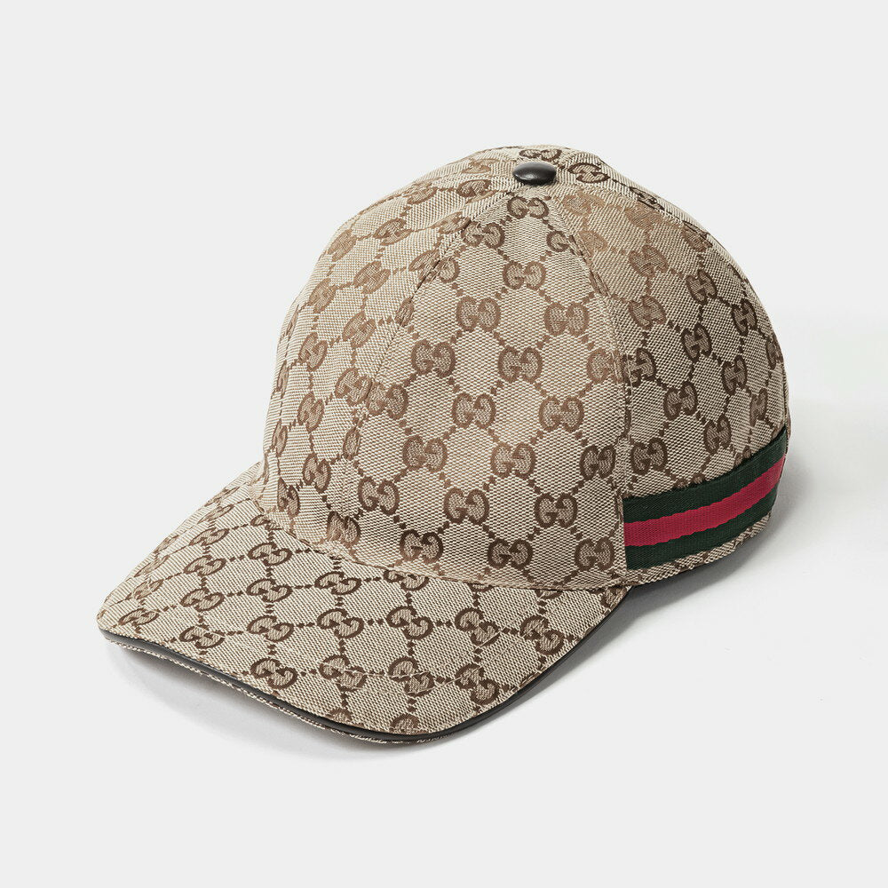 ¡MÁXIMO 14 % DE DESCUENTO! Gorra Gucci 200035 KQWBG Gorra de lona GG original Gorra de béisbol para hombre y mujer Unisex Marca Italia Webline Negro Beige