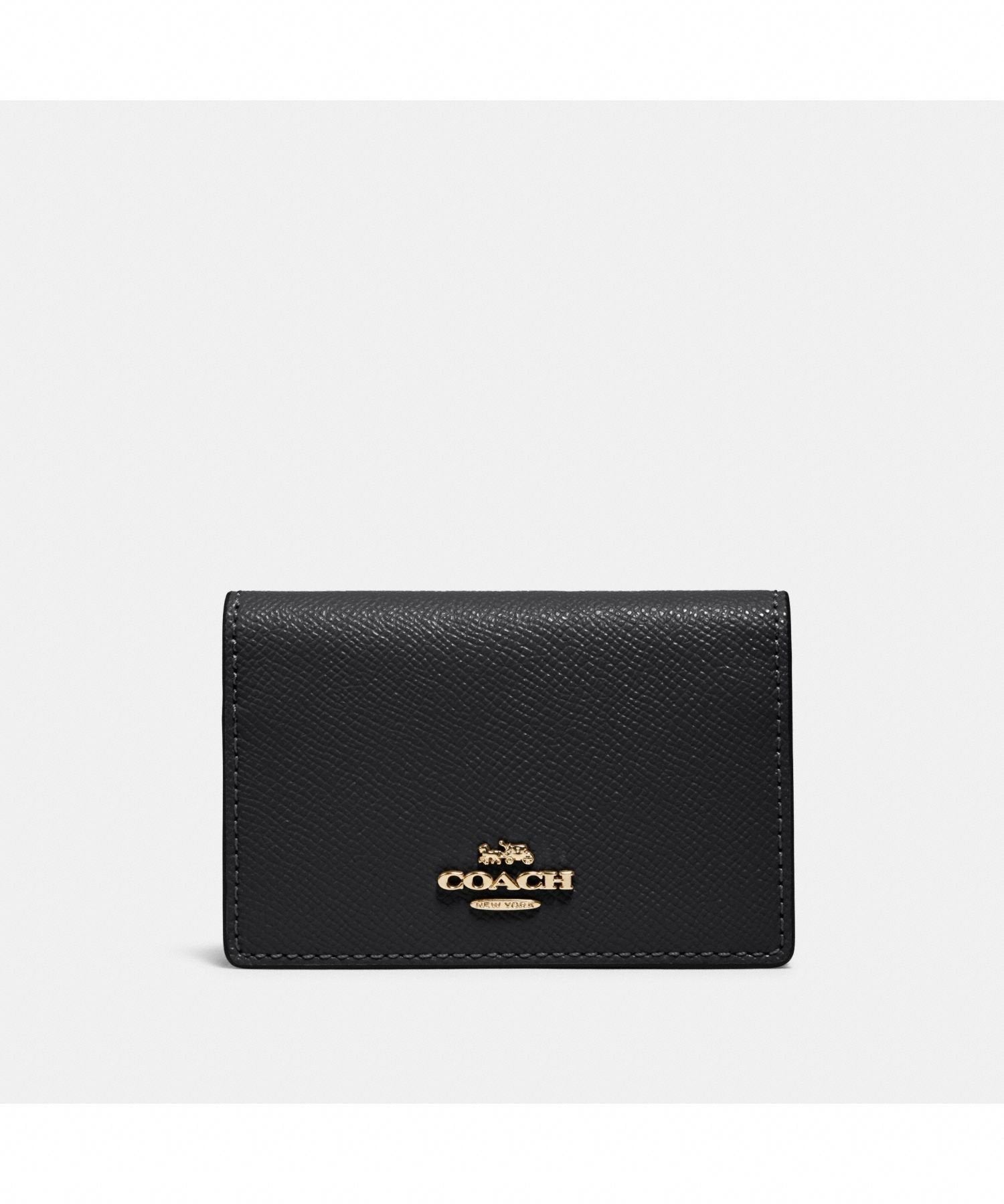 [SALE/62% OFF] COACH OUTLET [Official] Business Card Case Coach Outlet Wallets, Pouches, Cases Business Card Cases, Card Cases, Black [Free Shipping]