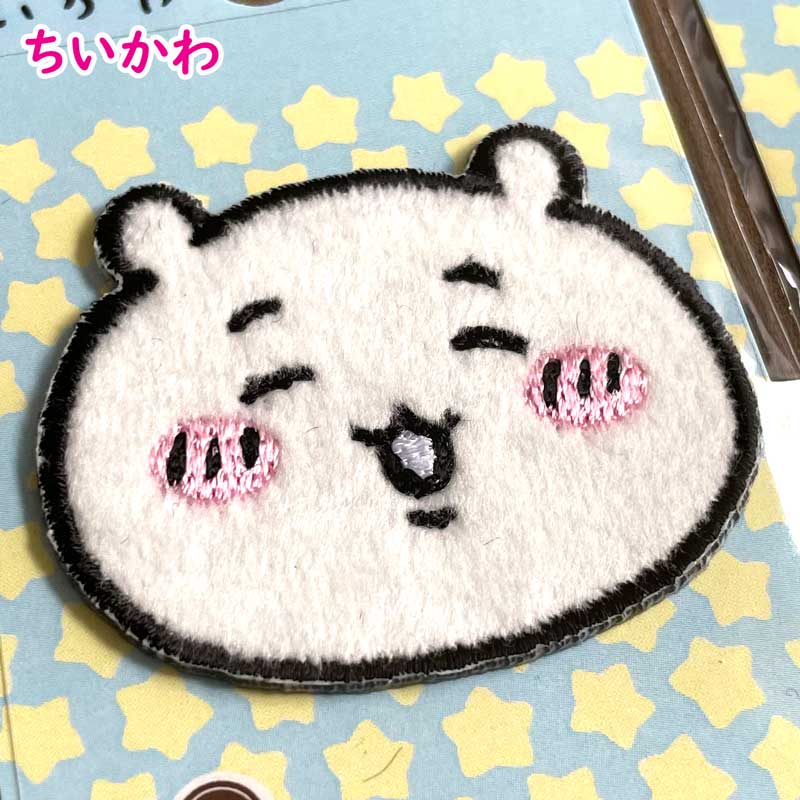 Chiikawa sticker/iron adhesive double-use embroidered boa patch Chiikawa/Hachiware/Rabbit applique embroidery GW-9014/GW-9015/GW-9016