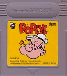 ▲[Up to 2 Yu-mails] GB Game Boy Software Popeye Puzzle, operation confirmed, main unit only [Used] [No box and instructions] [Cash on delivery not available]