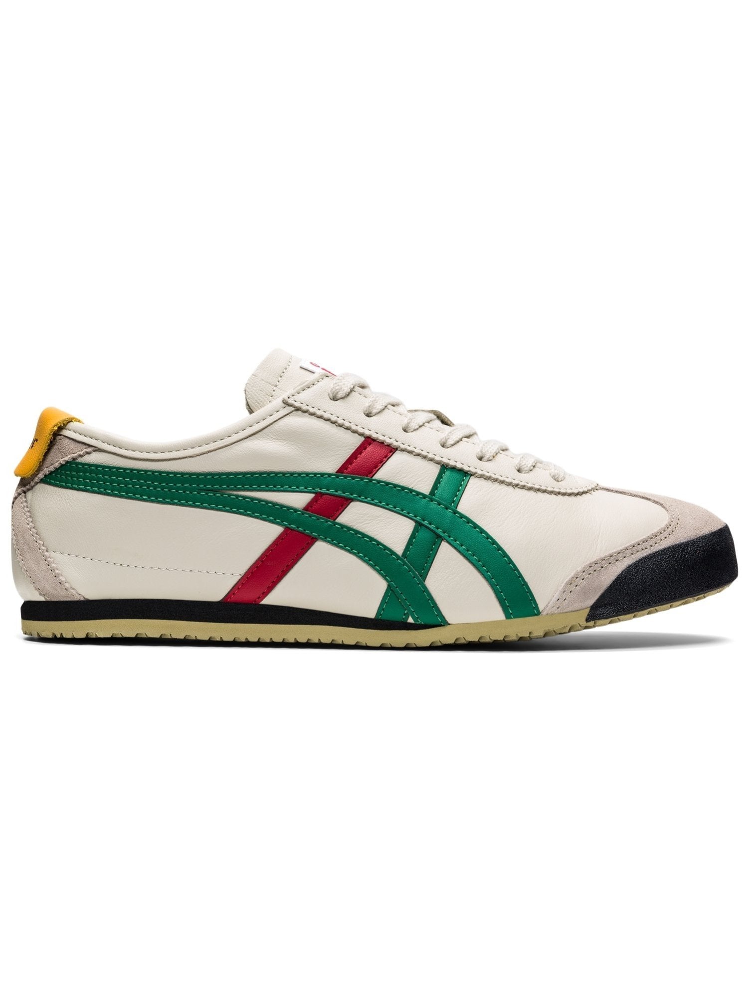 Onitsuka Tiger (U) [Tienda Oficial] MEXICO 66 Onitsuka Tiger Zapatillas y Tenis Beige Blanco [Envío Gratis]