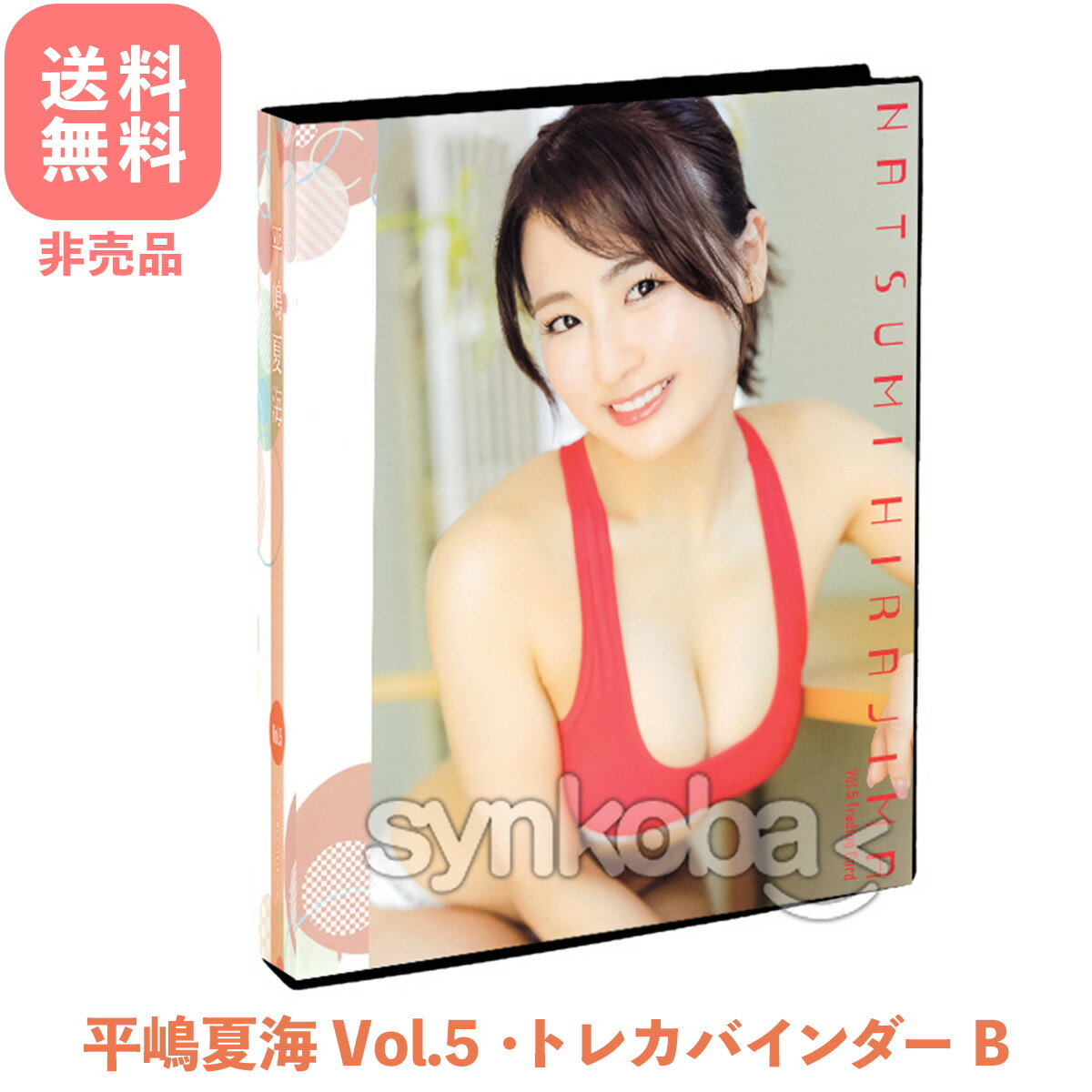 [B] Hirashima Natsumi Vol.5 Trading Card Special Special Binder (Red Bikini) File Holder Binder