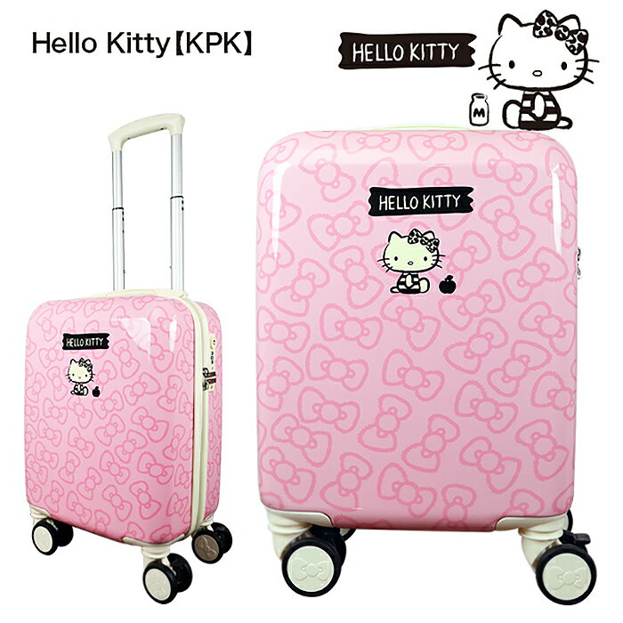 Suitcase Carry Bag Carry Case Hello Kitty Sanrio SS Size 28L Carry-on Coin Locker TSA Rock Kitty My Melo Cinnamon Lightweight Cute Free Shipping [After arrival