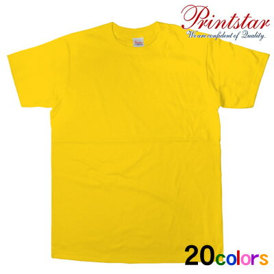 Plain short-sleeved T-shirt Printstar Simple T-shirt muji-ht03 Free shipping