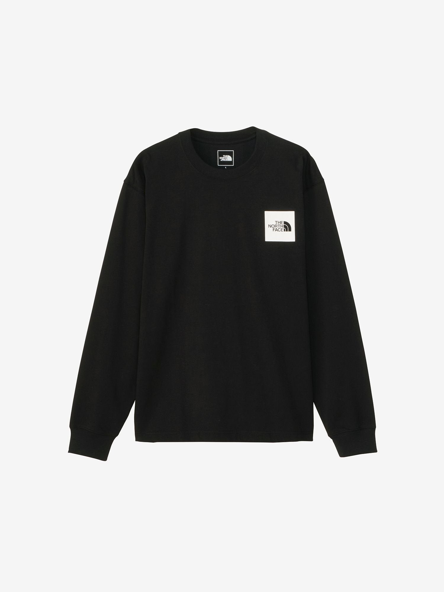 [SALE/30% OFF] THE NORTH FACE Long Sleeve Square Logo Tee (Unisex) The North Face Tops Cut and Sew T-shirt Blue White Gray Black [Free Shipping]