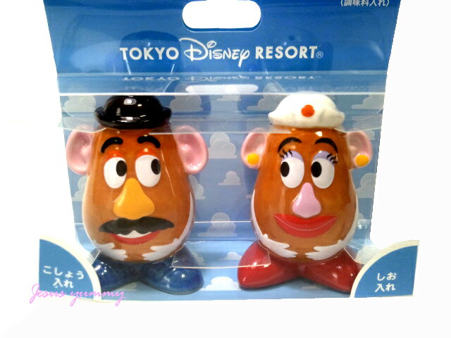 [Tokyo Disney Sea Limited] Toy Story Mania ☆ Mr. Potato Head & Mrs. Potato Head ☆ Salt & Pepper Salt & Pepper Seasoning Container Disney Resort [DISNEY]