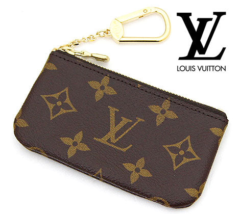 LOUIS VUITTON M62650 Monogram Pochette Cree Key Ring Coin Case New Unisex [Free Shipping]