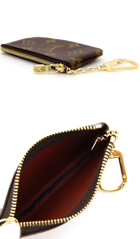 LOUIS VUITTON M62650 Monogram Pochette Cree Key Ring Coin Case New Unisex [Free Shipping]