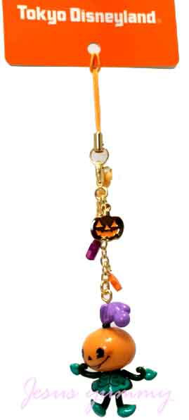 [SALE] Pumpkin Girls Strap Earphone Jack Halloween Halloween 2014 Tokyo Disneyland Limited Time Only Tokyo Disney Resort Comes with Souvenir Bag [DISNEY] [Cat]