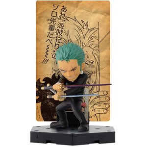 One Piece Ichiban Kuji Dressrosa Battle Edition E Prize Card Stand Figure Zoro Single Unopened Domestic Genuine ONE PIECE Figure [Cash on Delivery Not Available]