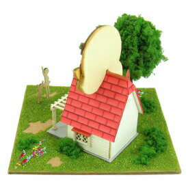 My Neighbor Totoro Minichua To Kit Mini [Kusaka Family and Cat Bass] Diorama/Assembly/Create/Create a famous scene/Movie/Miniature/Model/MP07-02/Studio Ghibli/mini Non-sucale/Papercraft/Gift/Presentation